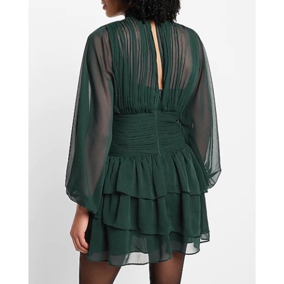 Express Ruffle Mini Dress - Picture 2 of 8